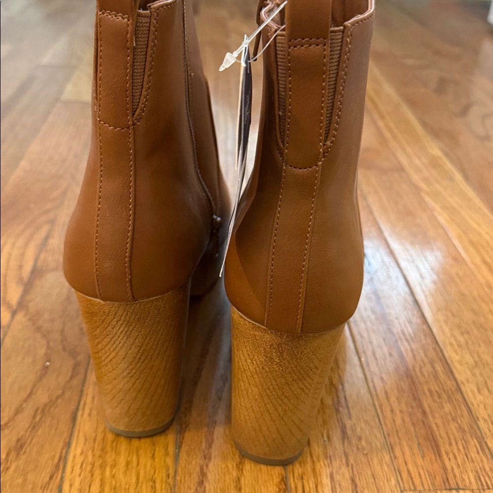 Universal Thread Brown Platform Ankle Clog Boots … - image 5